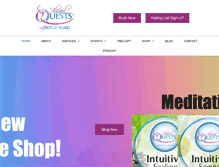 Tablet Screenshot of blissfulquests.com